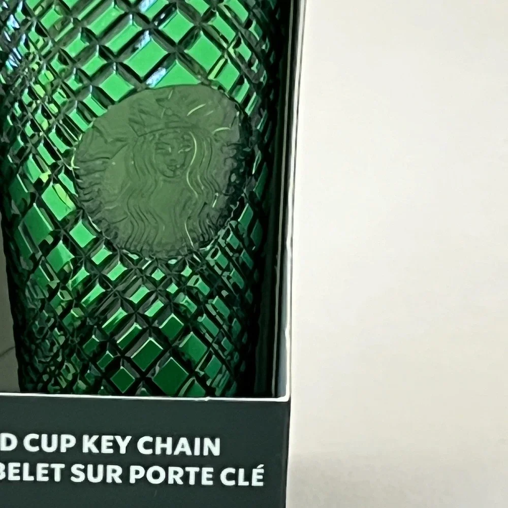 Wicked Starbucks 2024 Emerald‎ City Cold Cup Keychain - Green Limited Edition